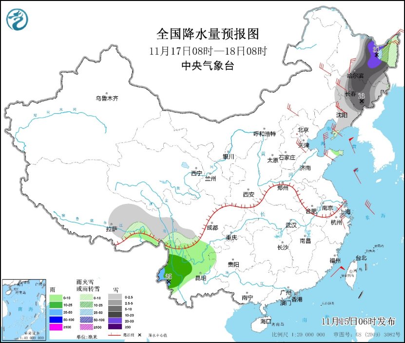 东北地区较强雨雪天气即将上线 冷空气将继续影响我国