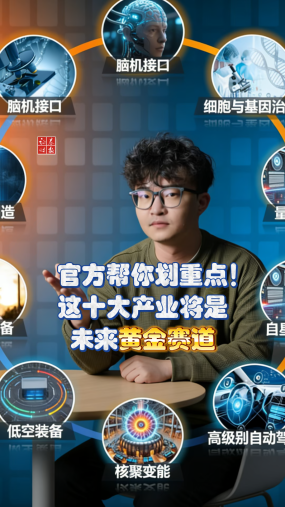 官方帮你划重点！这十大产业将是未来黄金赛道
