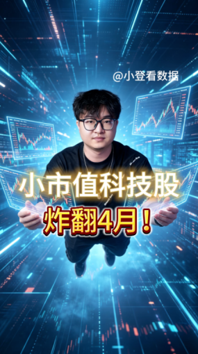 小登看数据：小市值科技股 炸翻4月！