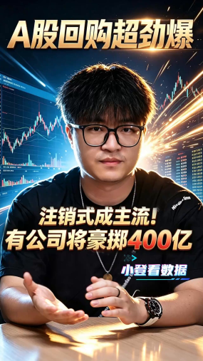 小登看数据：A股回购超劲爆，注销式成主流！有公司将豪掷400亿